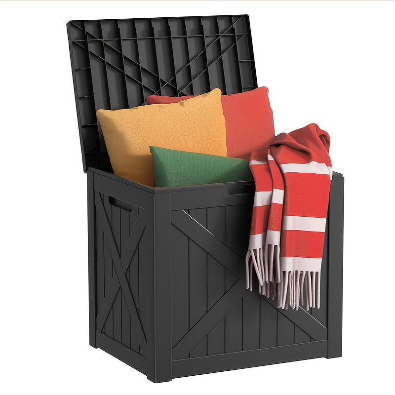 EASYUP Industrial Rustic 3 Door Entryway Shoe Bench