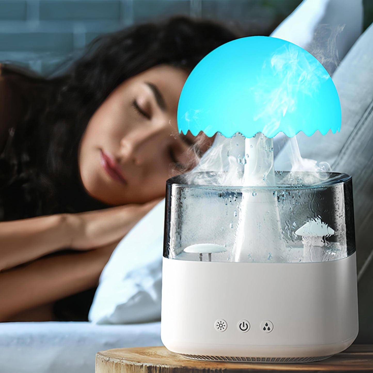 Spring Sale Rain Cloud Humidifier With Aromatherapy And Mood Light
