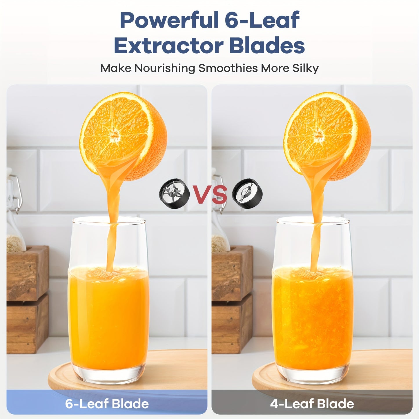 Ganiza 900W Smoothie Juicer With Portable Cups Set Kitchen