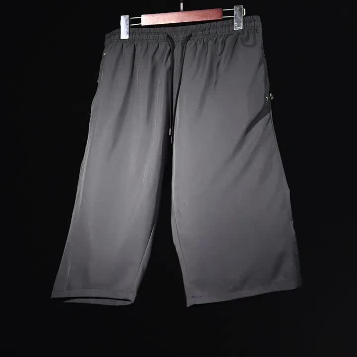 Casual Sports Cropped Pants For Men - Trendy Fashion Essentials