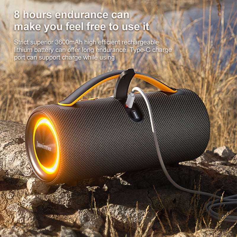 Lewinner Portable Wireless Speaker Outdoor Party Audio