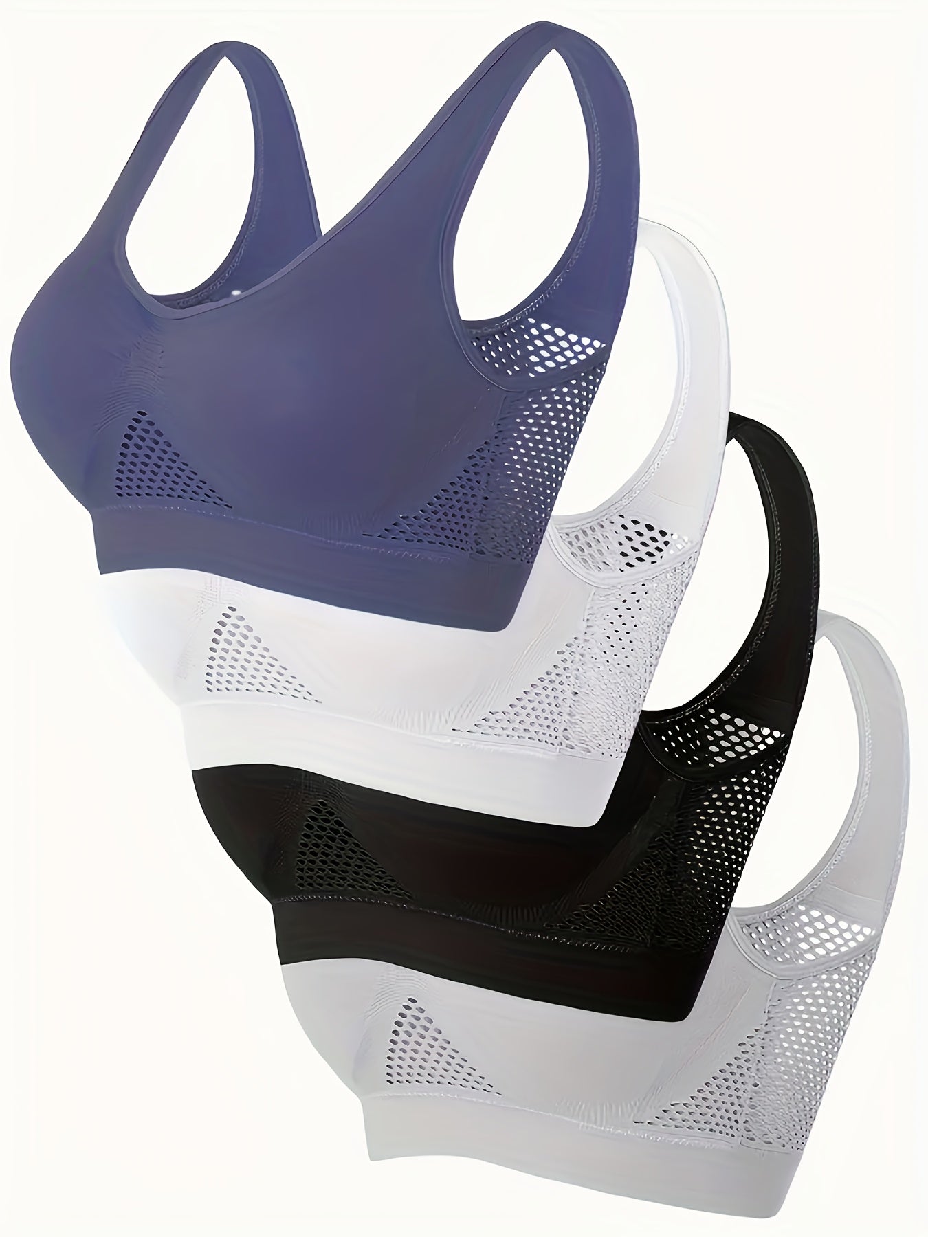 MANNICE Wireless Padded Sports Bras for Yoga and Fitness - Revitalize Mind Body