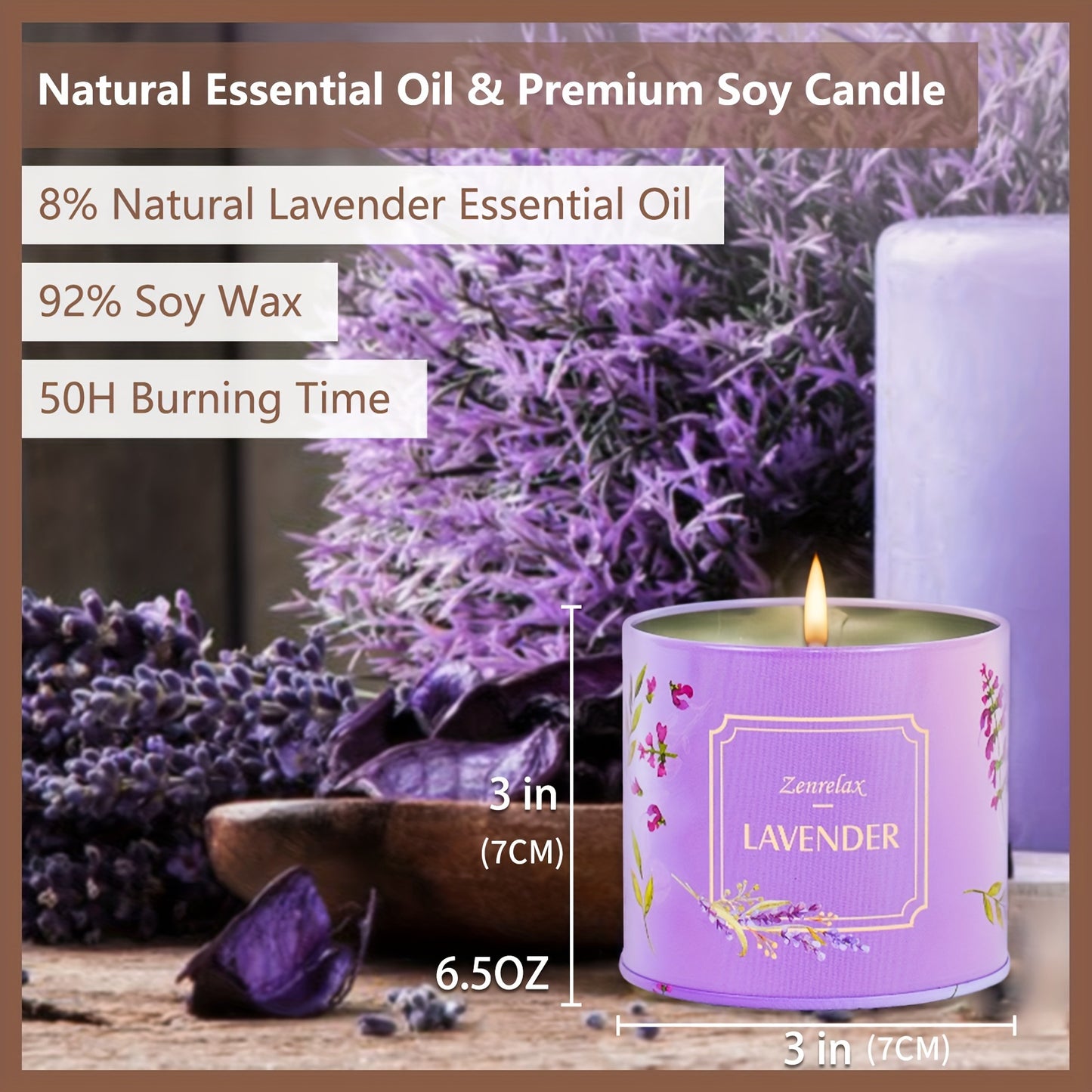 ZenRelax Scented Candle Set for Women Gift