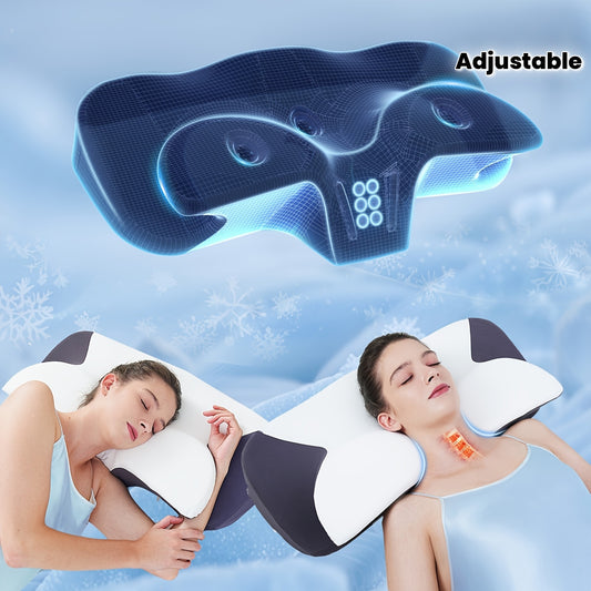 Ergonomic Cooling Sleeper Adjustable Height Pillow by Brand