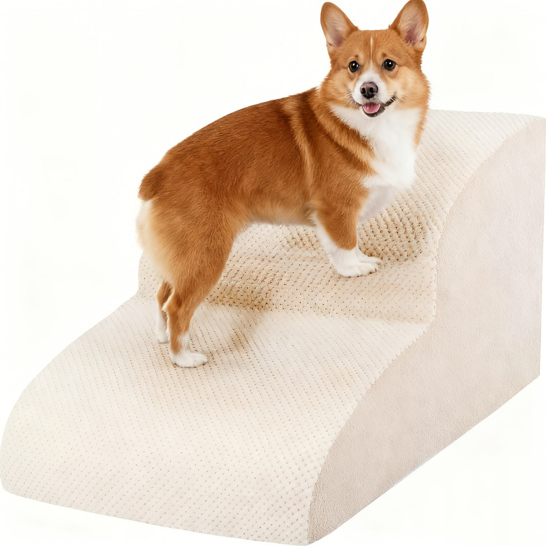 NIUBYA Premier Wide Dog Stairs with Non Slip Bottom