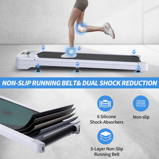 Upreign 3 In 1 Portable Treadmill Walking Pad With Incline