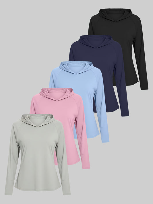 Women's Quick Dry Hoodie Set Lightweight Breathable All Season