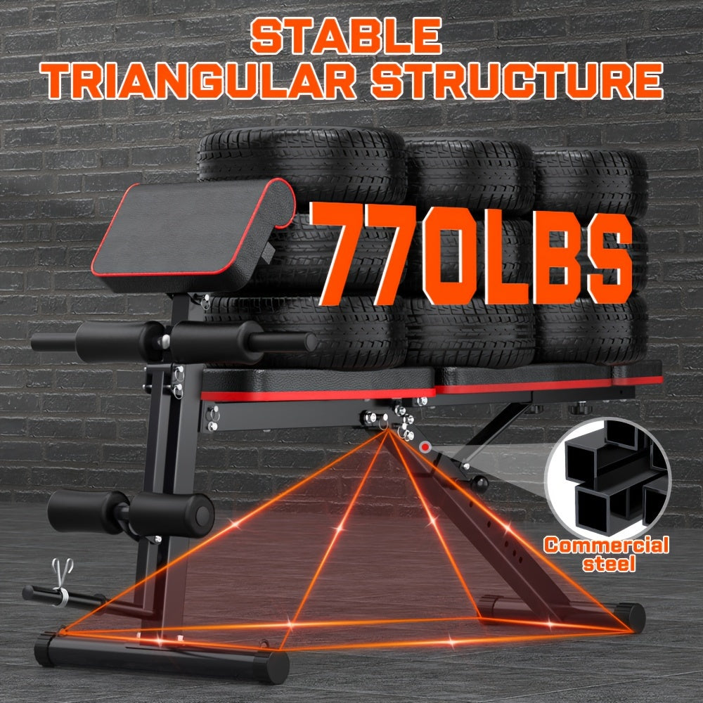 YAFITI Adjustable Weight Bench for Full Body Exercise