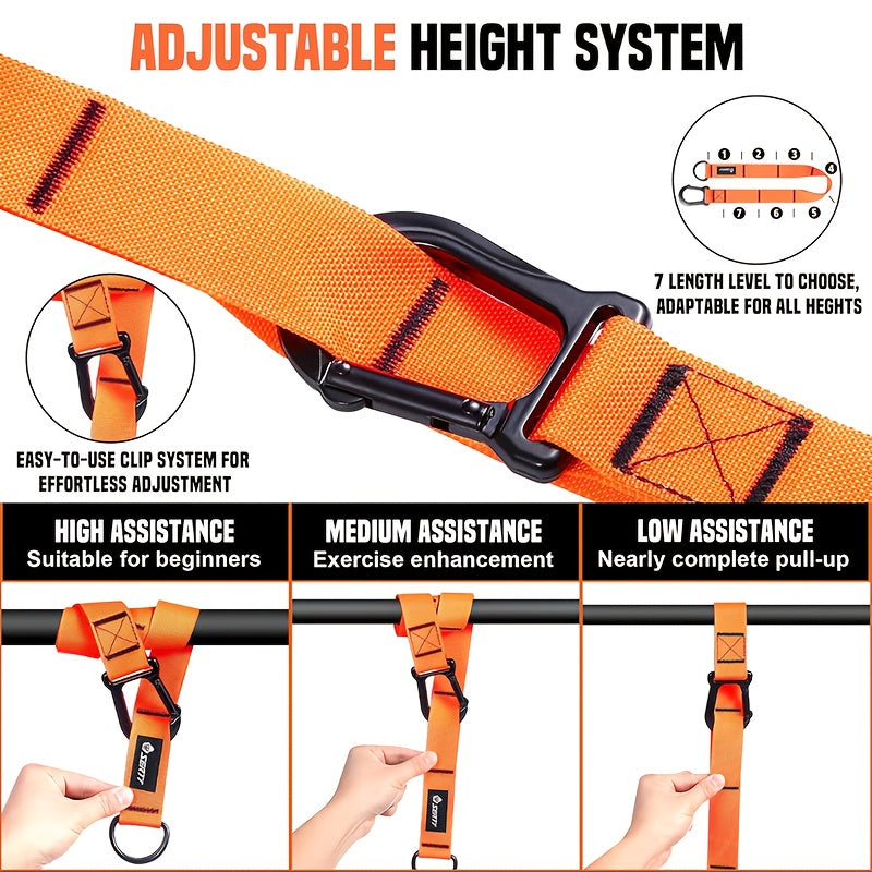 Heavy Duty Pull Up Bands 300lb Resistance Latex Gym Set