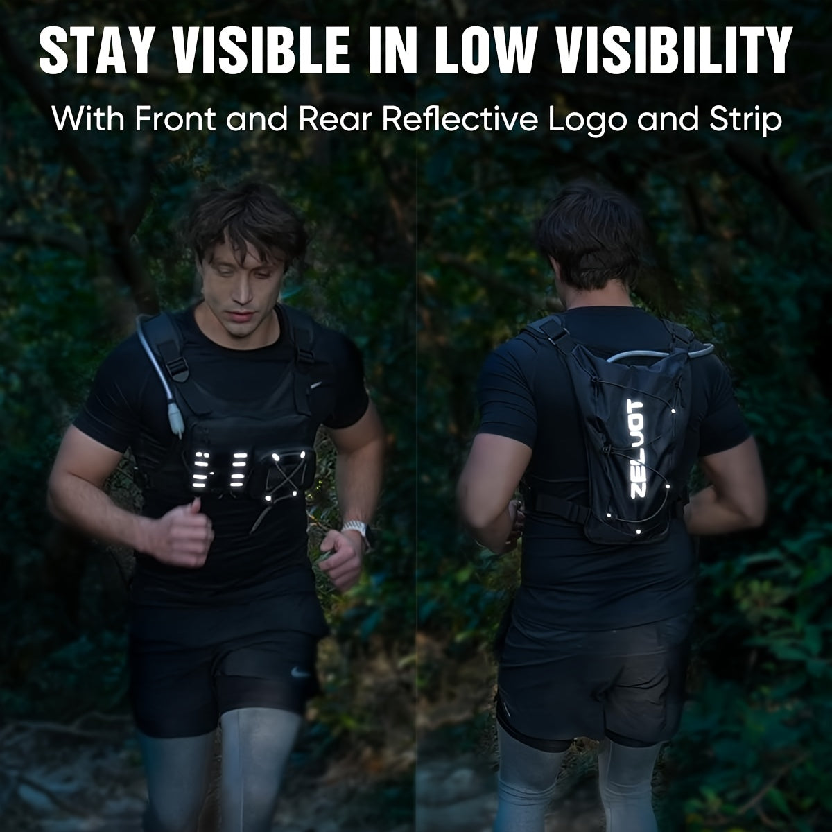 Lightweight Hydration Vest With 2L Bladder For Running - Revitalize Mind Body
