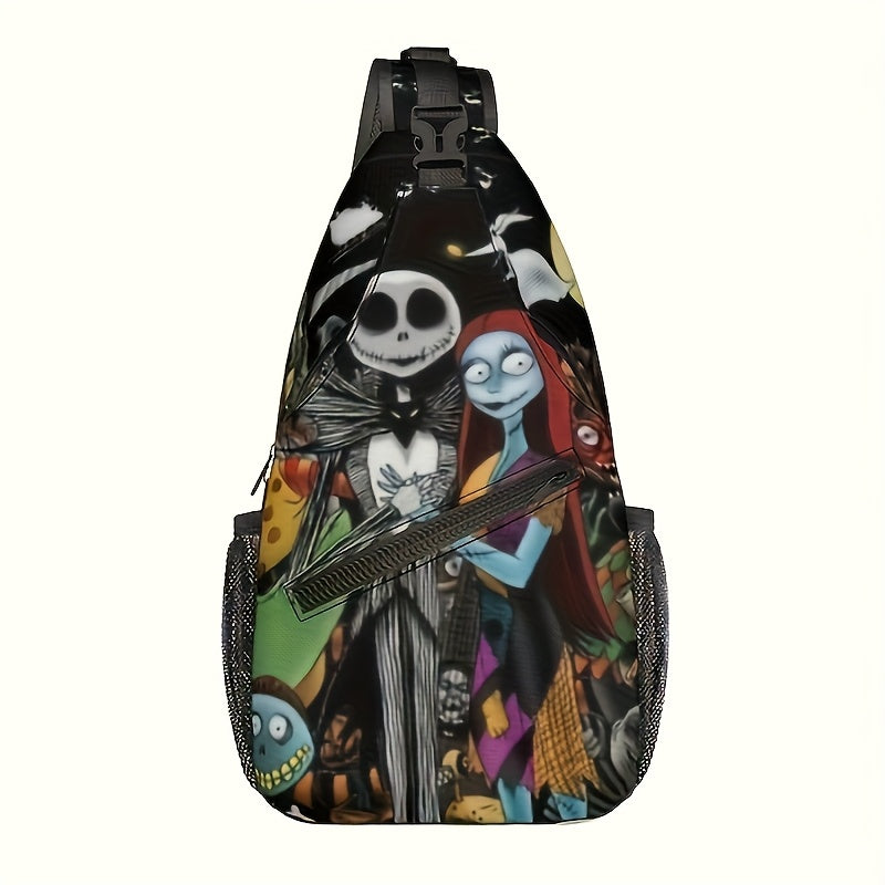 Nightmare Before Christmas Nylon Messenger Bag Large Capacity Anime Theme