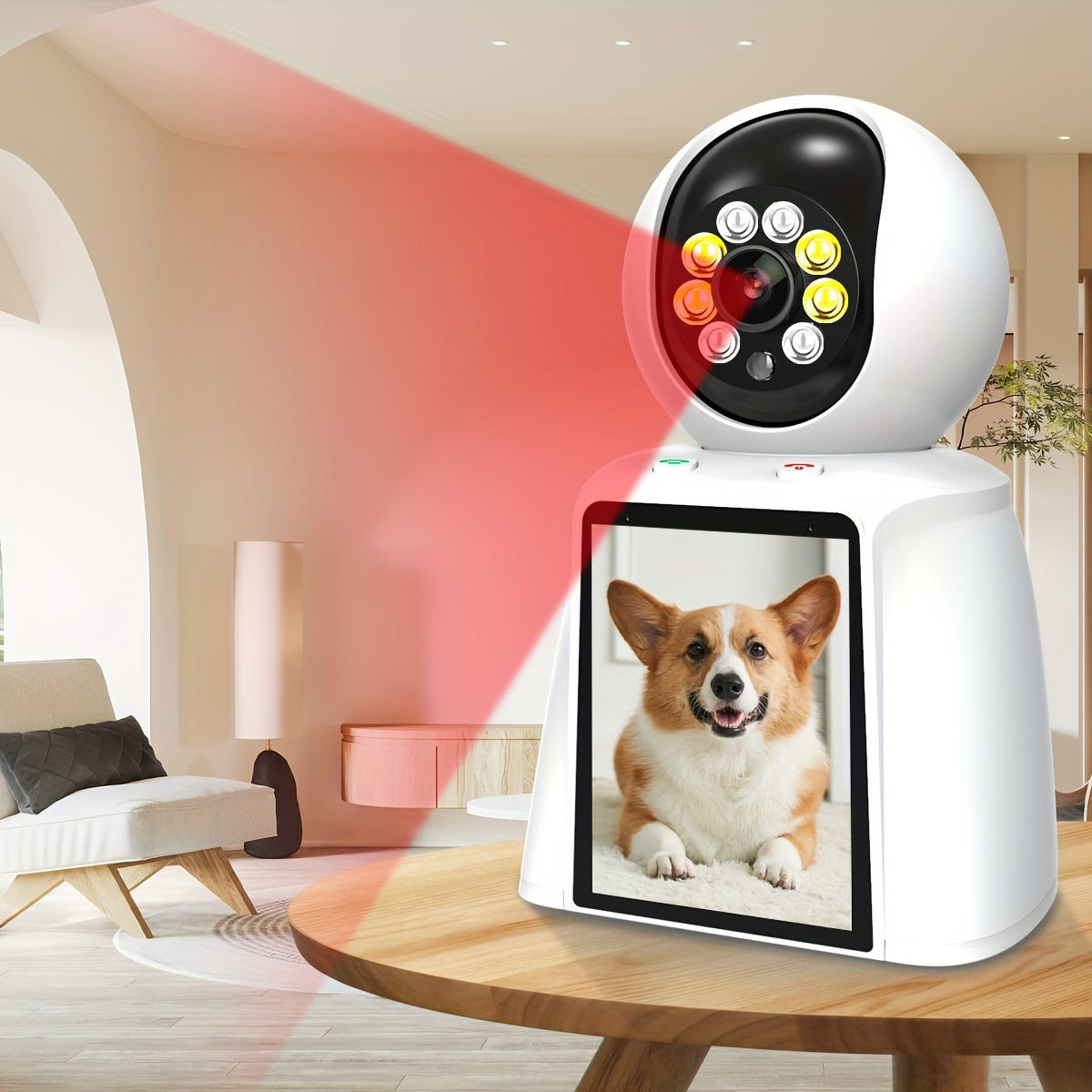 Pet Camera Smart Home Security With 2 Way Talk Indoor