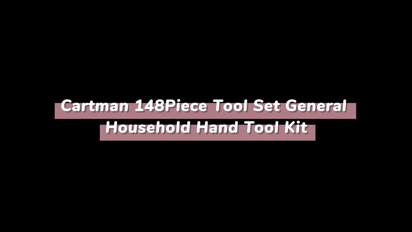 Cartman Car Repair Tool Set 148 Pieces Ratchet Wrench Kit