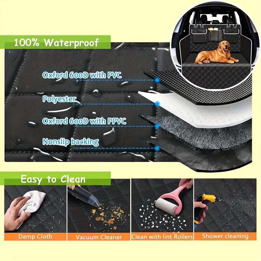 Waterproof SUV Cargo Liner For Dogs With Bumper Flap - Revitalize Mind Body