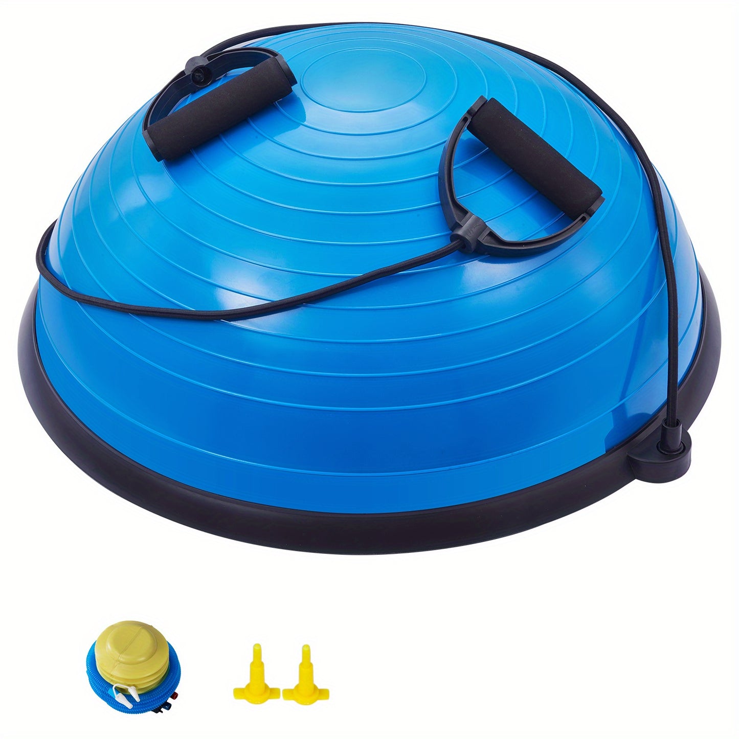 HAPPYBUY Half Exercise Ball With Bands For Core Balance