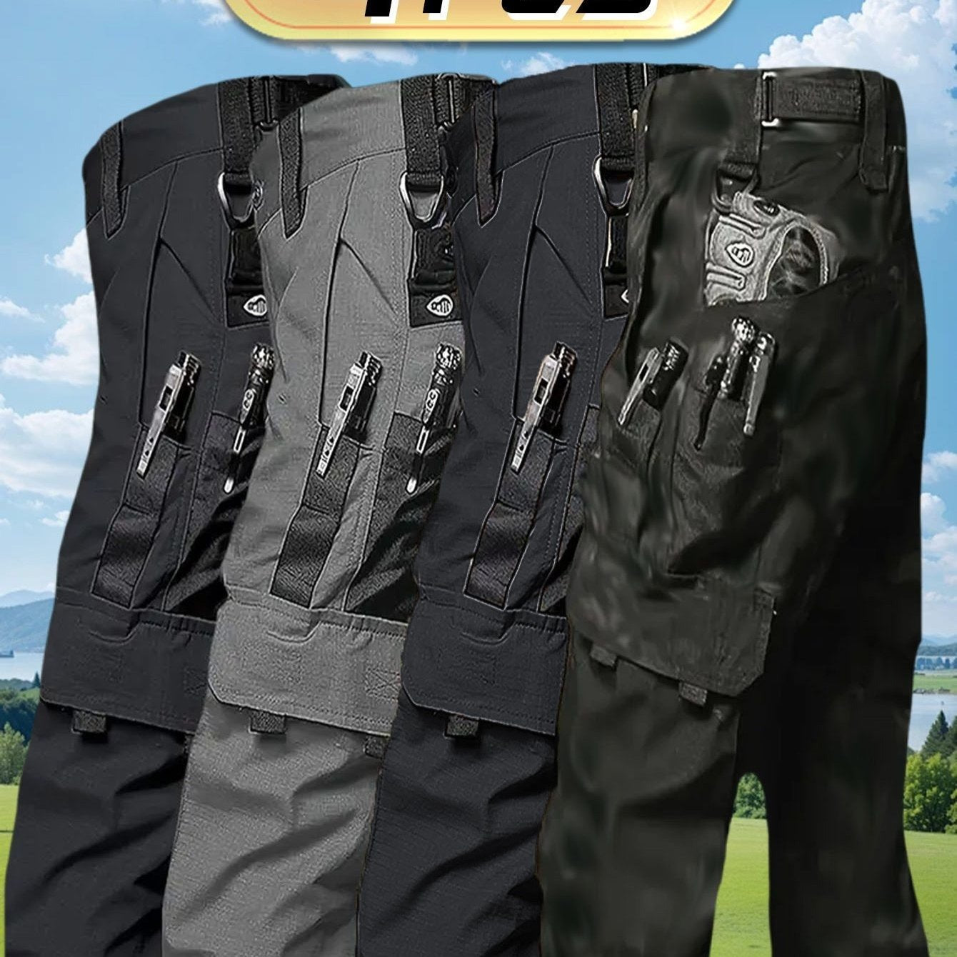 DISI Lightweight Work Pants For Men Outdoor Hiking Gear