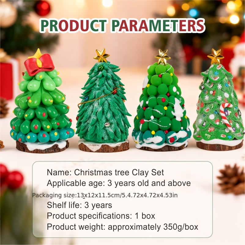 Christmas Tree DIY Craft Set Handmade Gift Box For Kids