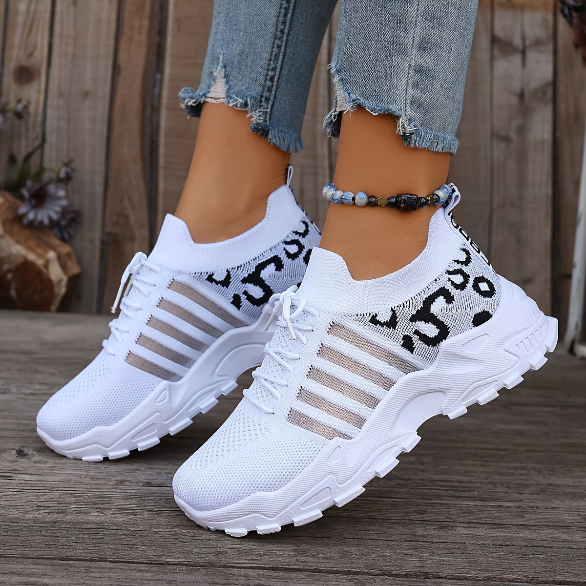 Women's Breathable Mesh Sports Shoes by Lightweight Brand