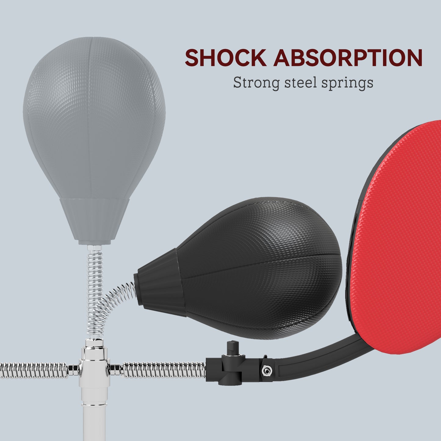 SOOZIER 3-In-1 Boxing Bag With Stand And Target Arms