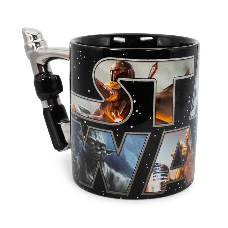 Silver Buffalo Star Wars Officially Licensed Lightsaber Handle Ceramic Mug