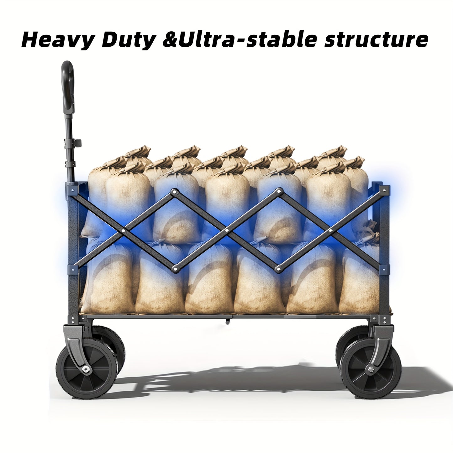 BN By Nee Collapsible Folding Wagon Cart Large Capacity