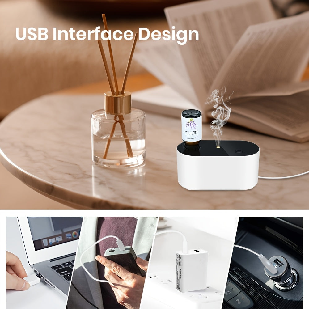 USB Powered Compact Aroma Diffuser Humidifier With Three Mist Settings