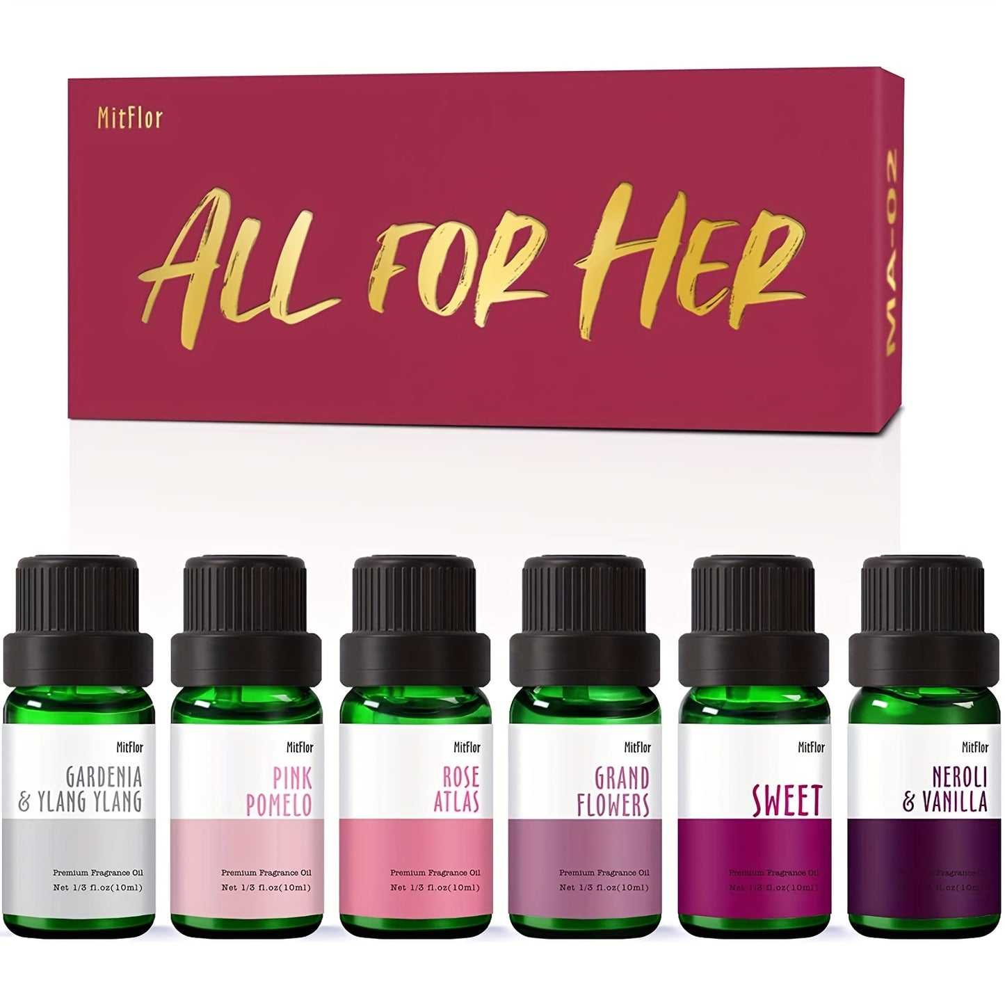 MITFLOR All For Her Essential Oils Set For Perfume - Revitalize Mind Body