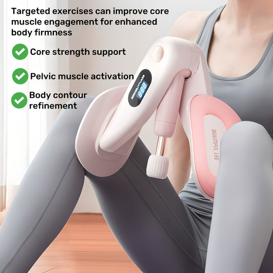 Smart Kegel Exerciser with Counter - Home Pelvic Trainer for Core Toning & Leg Sculpting, Postnatal Fitness Equipment, Hip Stabilizer Thigh Toner, Free Type-C Charging Cable, Suitable for Expectant Mothers, Girlfriends And Fi - Revitalize Mind Body