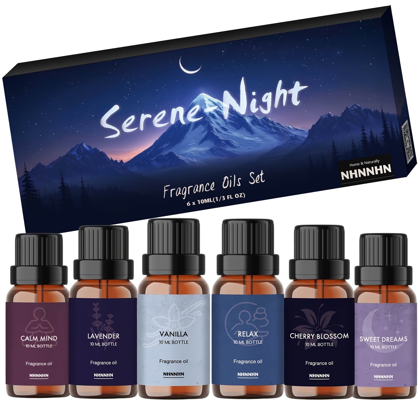 Essential Oils Set for Diffuser Relaxation and Aromatherapy Bliss - Revitalize Mind Body
