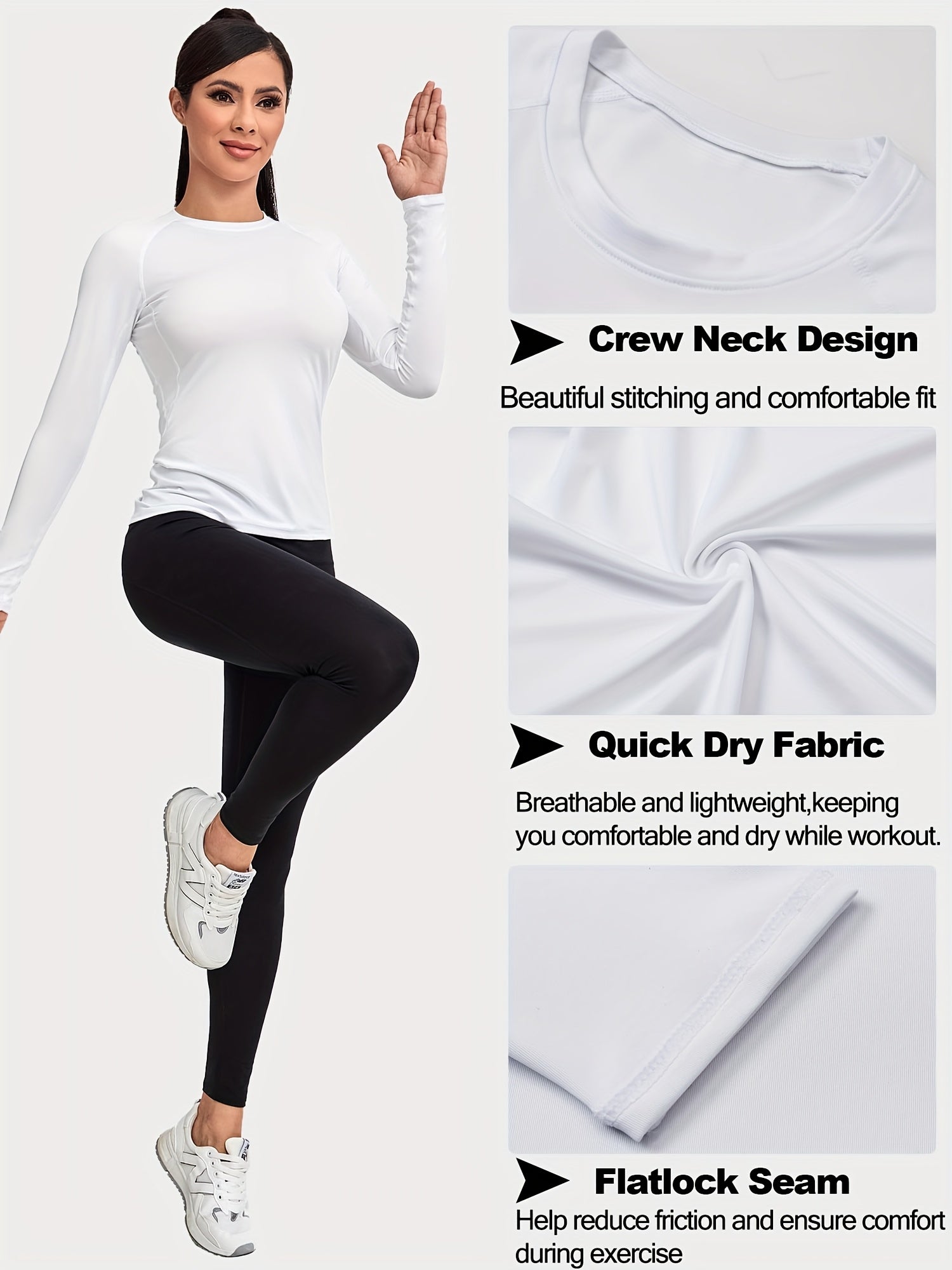 High-Performance Quick-Dry Women's Compression Athletic Tops - Revitalize Mind Body