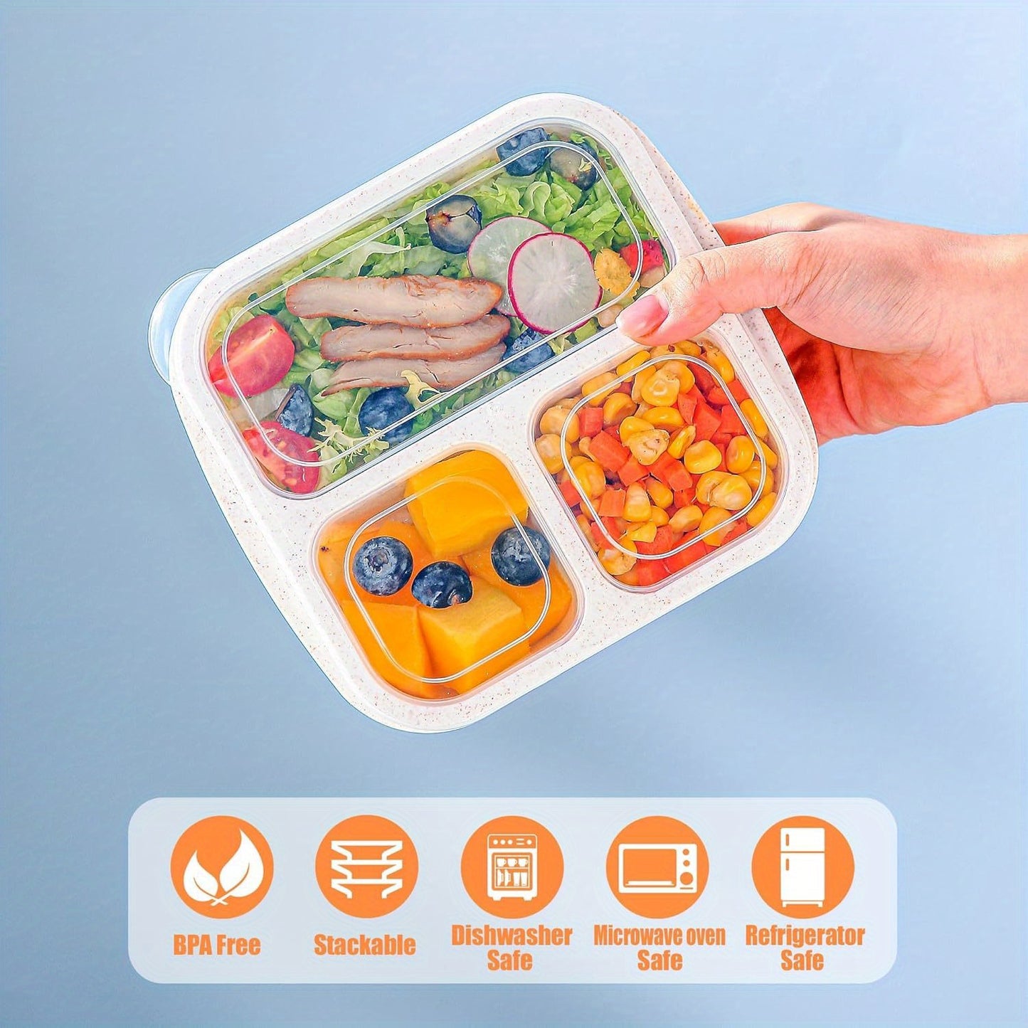 Snack Bento Box Set for Kids by NoEnName