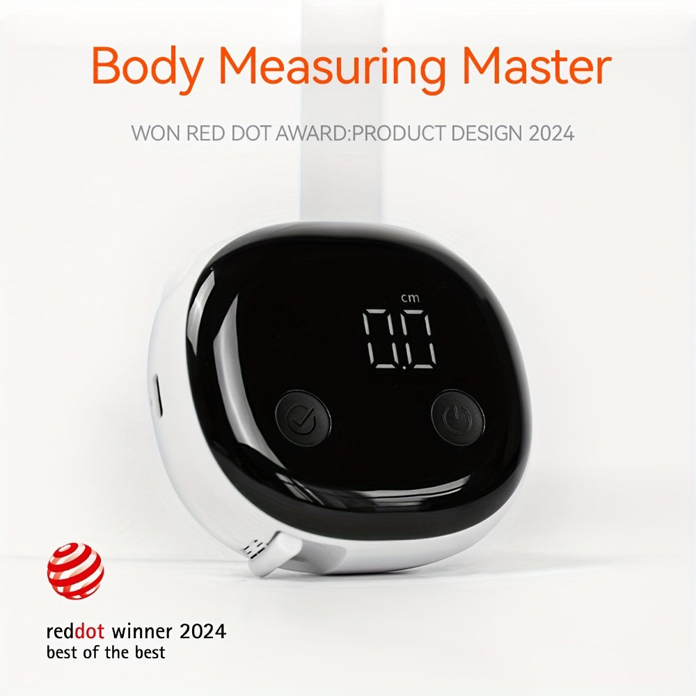[Accurate Smart Body Measuring Tape] Smart Body Measuring Tape With APP, Body Tape Measure For Fitness Weight Loss Measurement, LED Display Rechargable Muscle Measuring Tape For Unlimited Users - Revitalize Mind Body