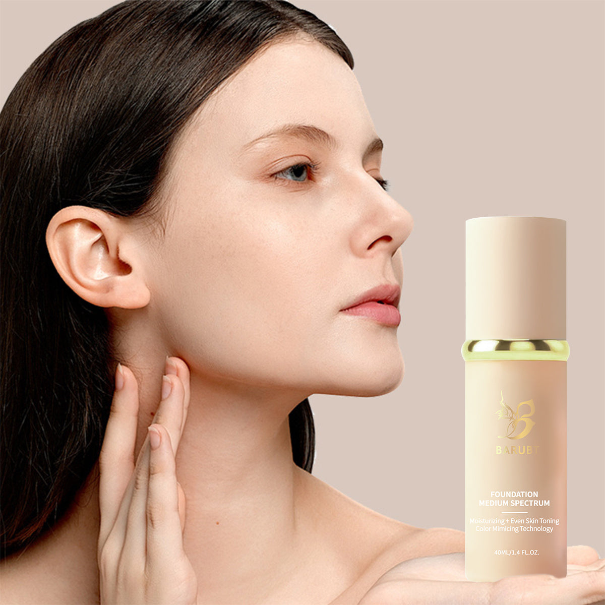 BARUBT Oil Control Moisturizing Liquid Foundation Matte Finish