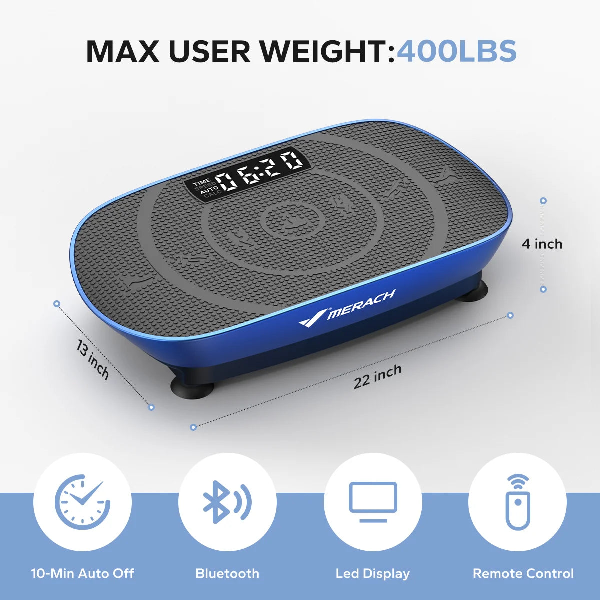 Merach Vibration Plate CV30 Whole Body Workout Machine - Revitalize Mind Body