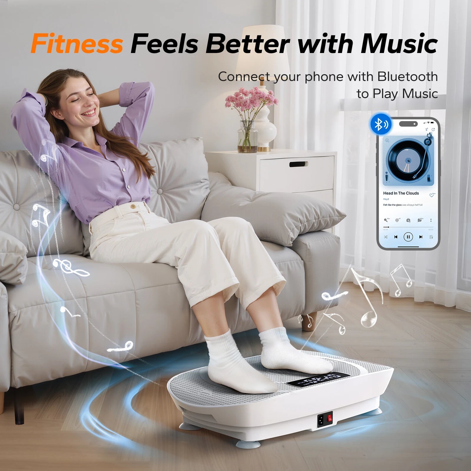 Merach Vibration Plate CV30 Whole Body Workout Machine - Revitalize Mind Body