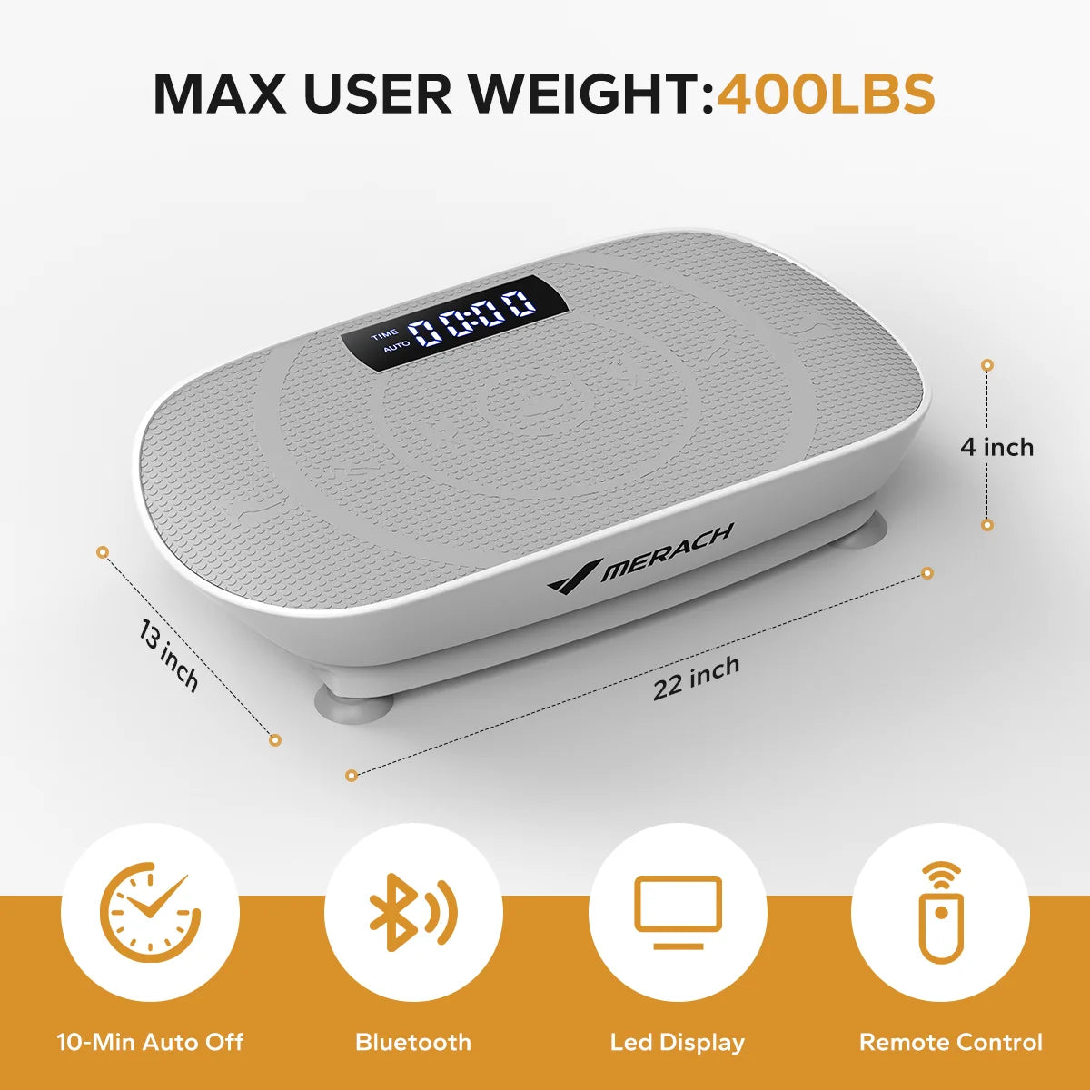 Merach Vibration Plate CV30 Whole Body Workout Machine - Revitalize Mind Body