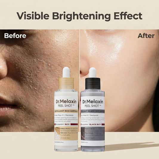 Black Rice Exfoliating Ampoule With Rice Water Extract Niacinamide - Revitalize Mind Body