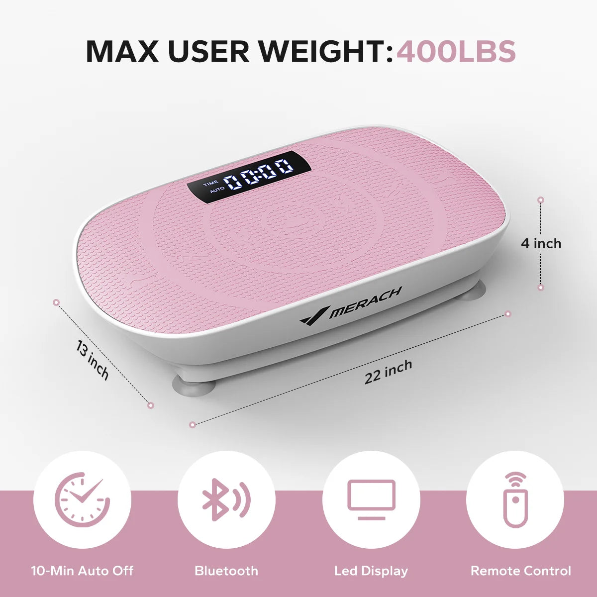 Merach Vibration Plate CV30 Whole Body Workout Machine - Revitalize Mind Body