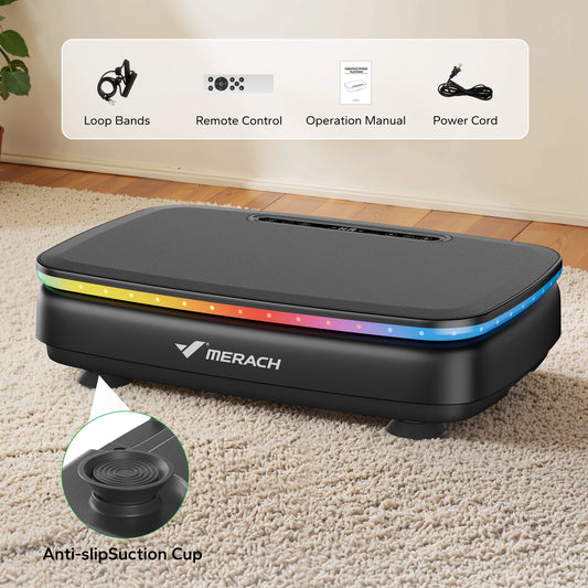 MERACH Vibration Plate Exercise Machine for Whole Body Workout - Revitalize Mind Body