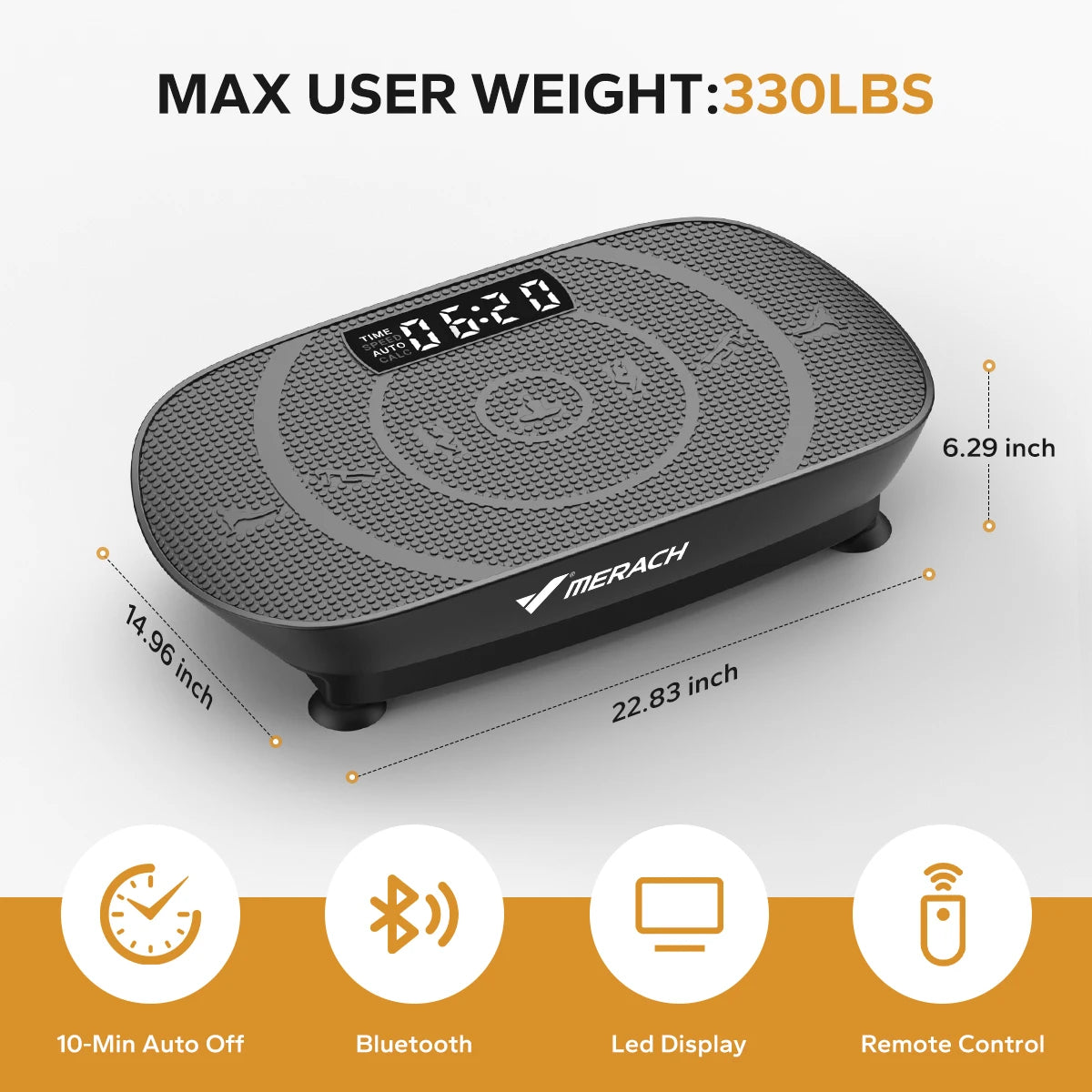Merach Vibration Plate CV30 Whole Body Workout Machine - Revitalize Mind Body