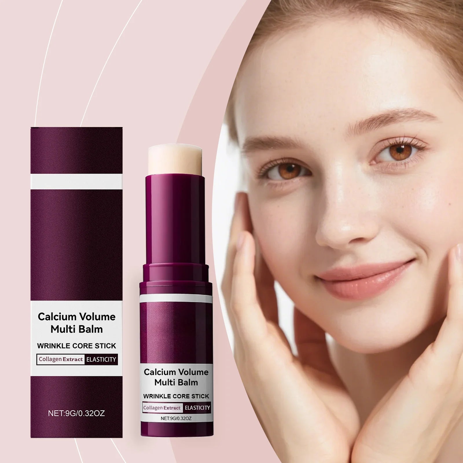 Moisturizing Hydrating Anti Aging Brightening Collagen Balm Stick - Revitalize Mind Body