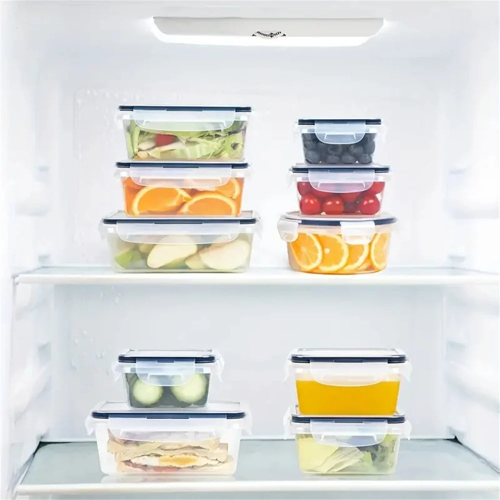NONED 12-Piece Airtight Lunch Boxes Microwave Safe BPA Free - Revitalize Mind Body