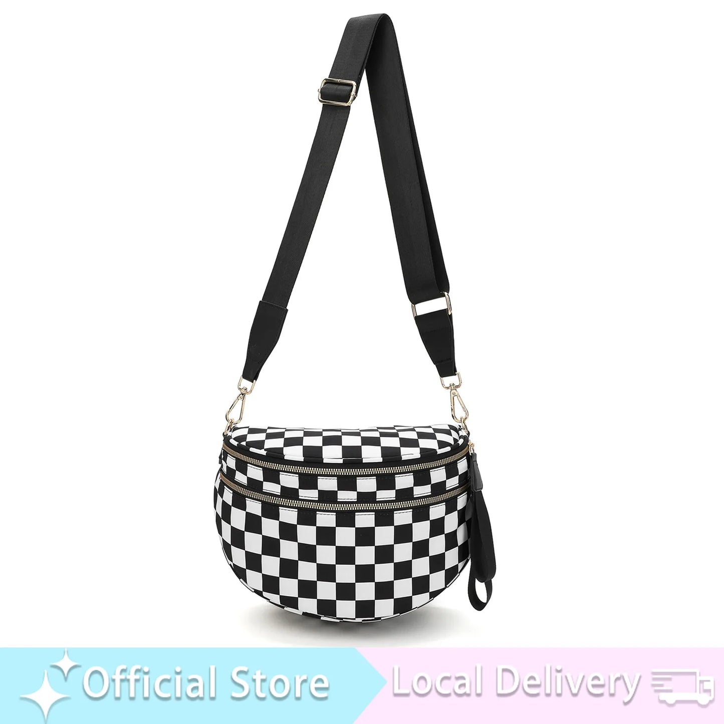 Doyogicn Iris Leopard Nylon Bum Bag Fanny Pack Everyday Essentials - Revitalize Mind Body