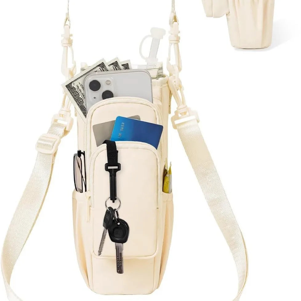 NONECN Thermal Insulated Water Bottle Bag Kettle Outdoor Hiking - Revitalize Mind Body