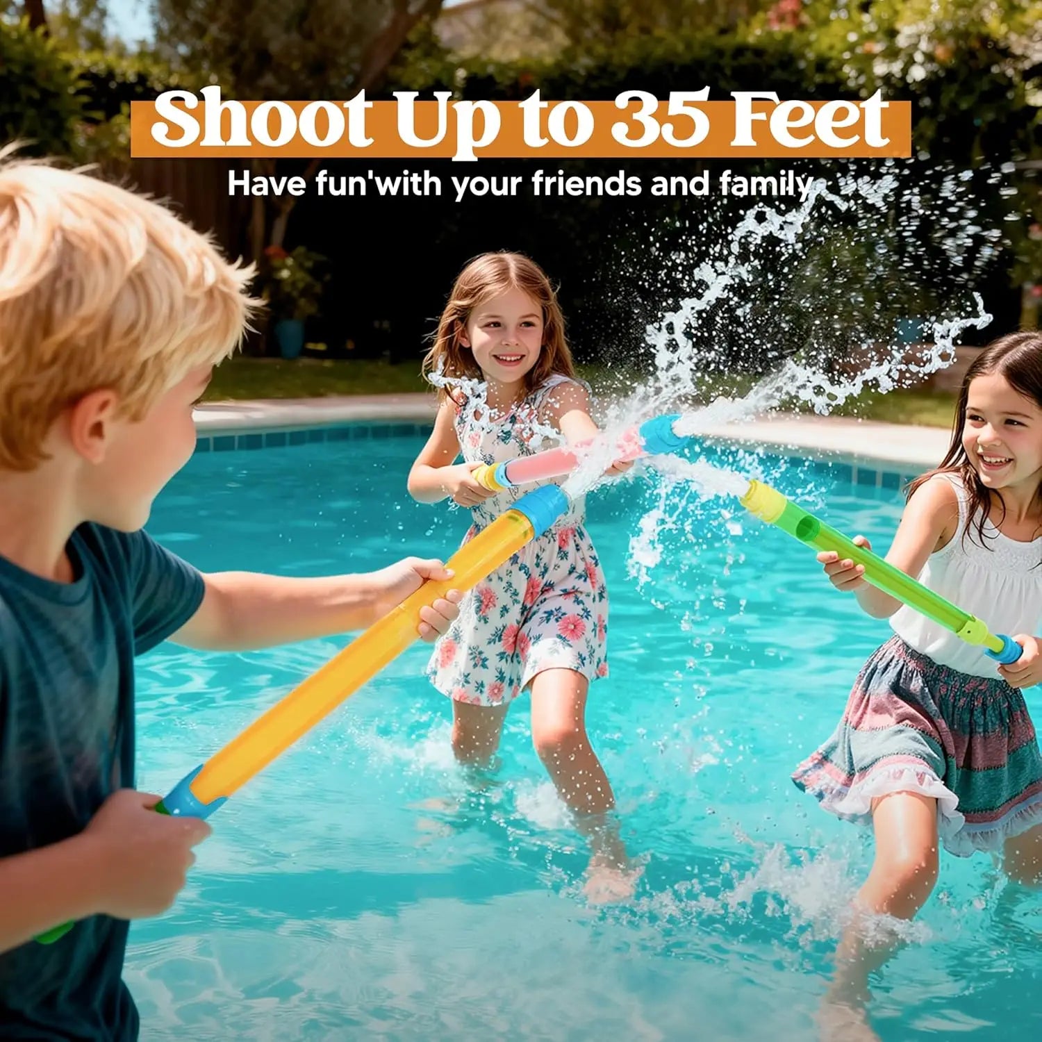 12 Pack Water Soaker Guns 16.5 Inch Pool Beach Toys - Revitalize Mind Body