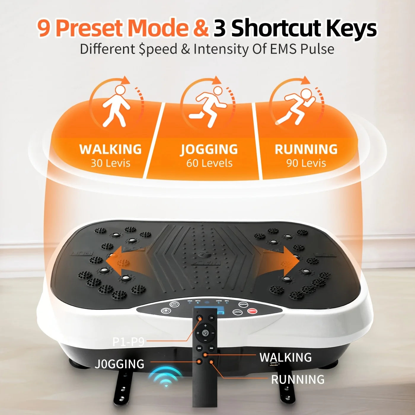 ATMDOG 200-Speed Magnetic Vibration Plate Exercise Machine - Revitalize Mind Body
