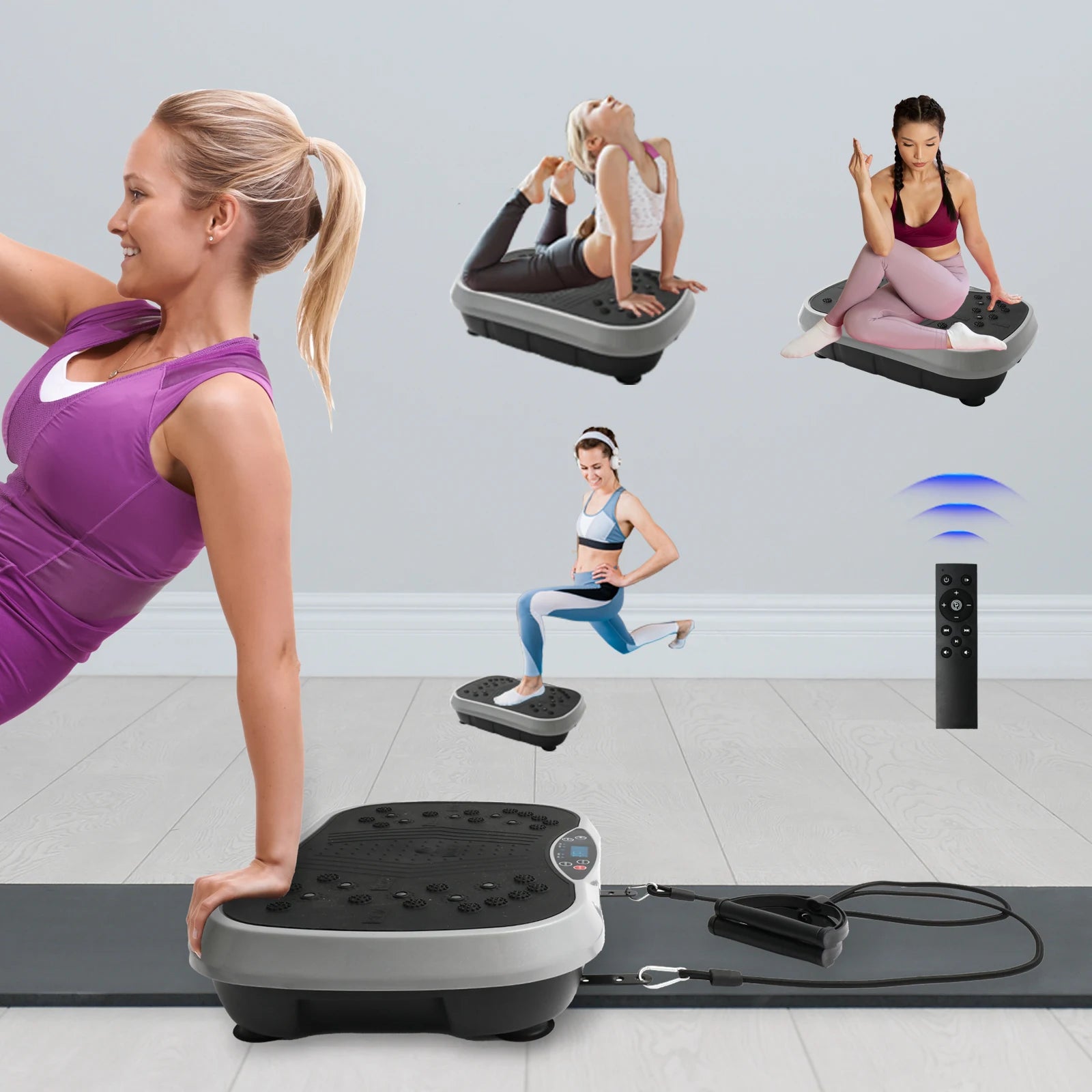 N Vibration Plate Exercise Machine For Whole Body Fat Burn - Revitalize Mind Body