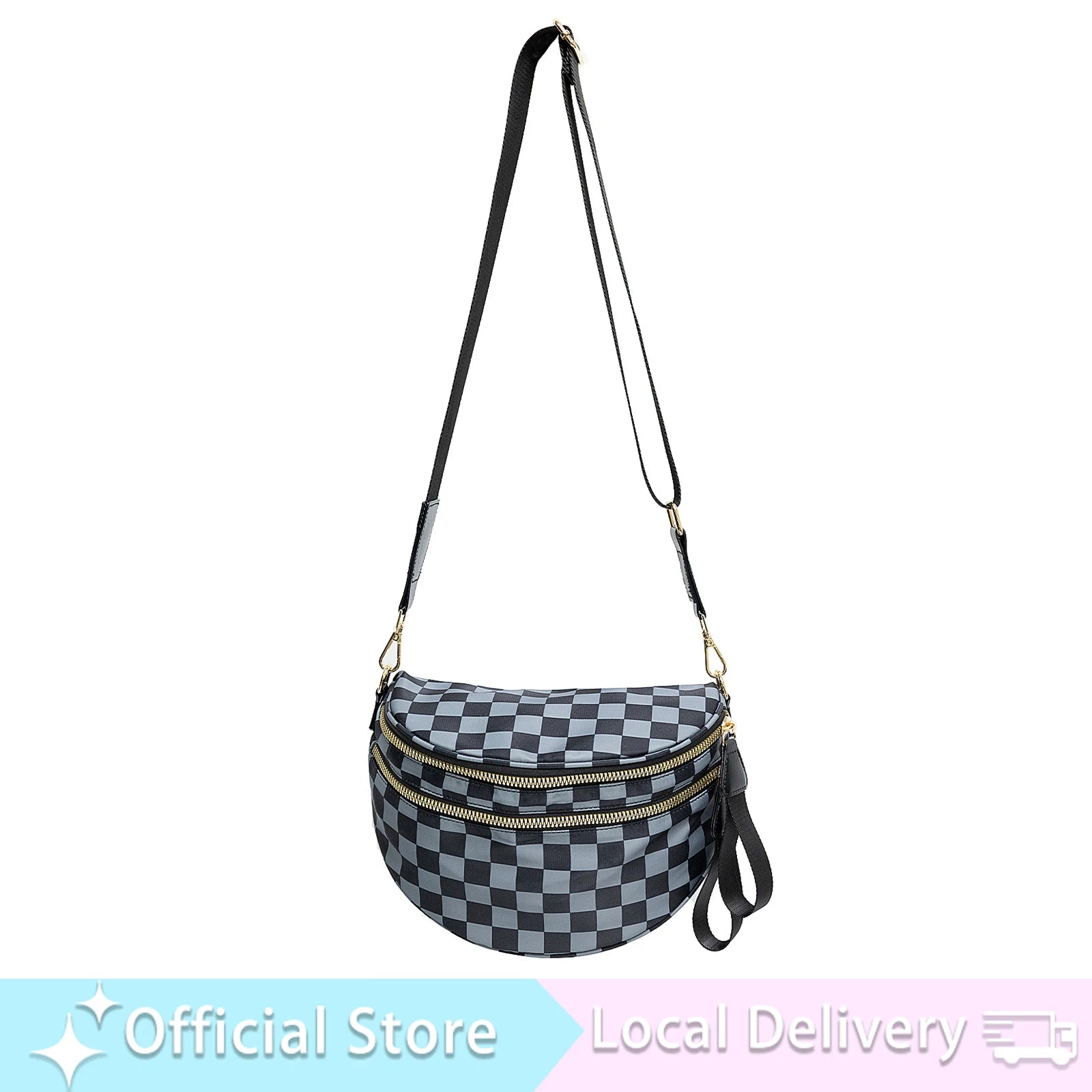 Doyogicn Iris Leopard Nylon Bum Bag Fanny Pack Everyday Essentials - Revitalize Mind Body