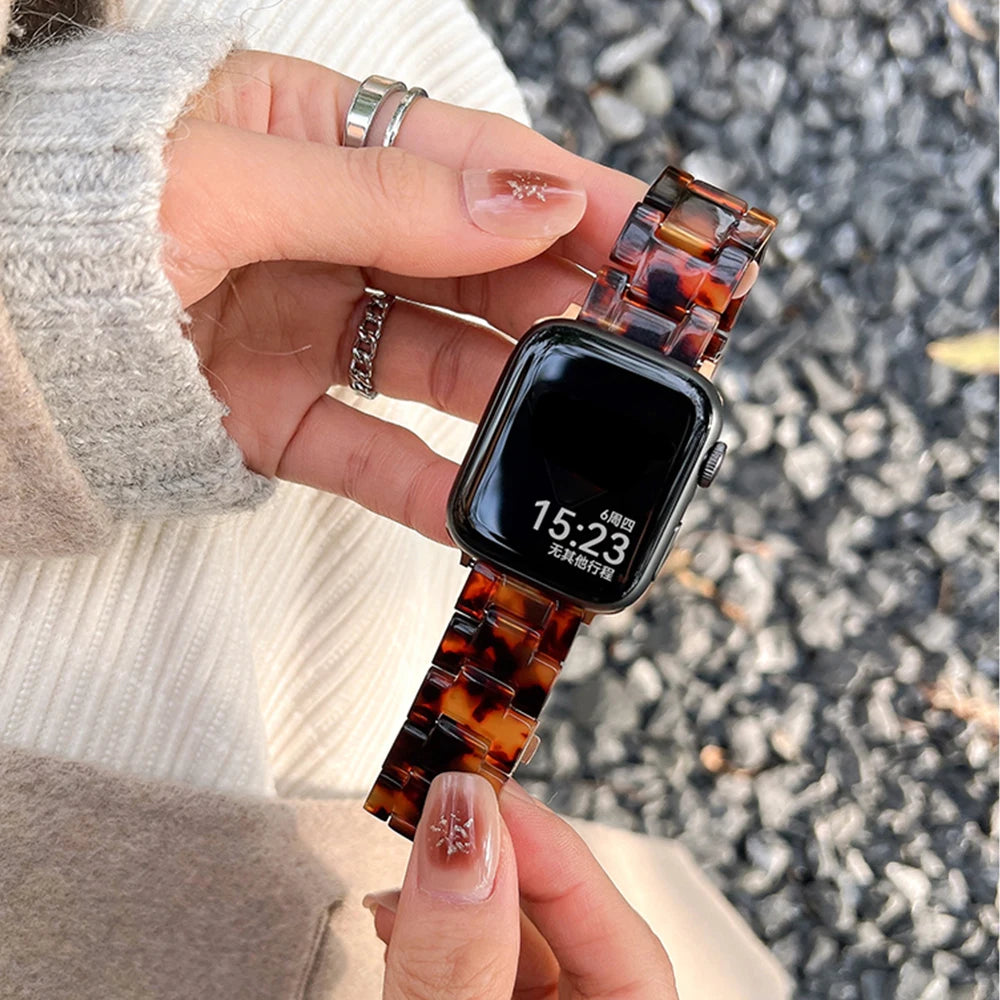 JBAILI Transparent Laser Acrylic Apple Watch Band For iWatch - Revitalize Mind Body