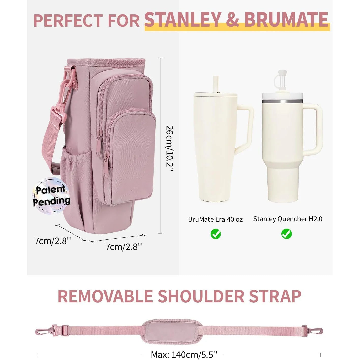 NONECN Thermal Insulated Water Bottle Bag Kettle Outdoor Hiking - Revitalize Mind Body